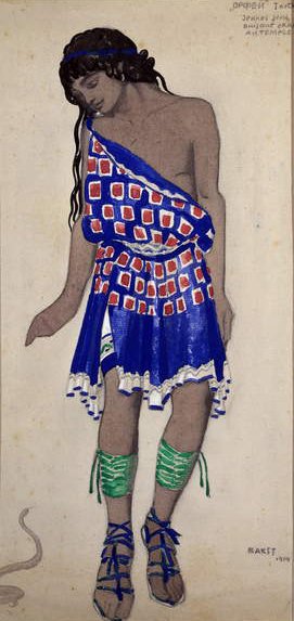 Youth from a Wedding Procession, Sketch for the Ballet Orpheus, 1814 by Leon Bakst